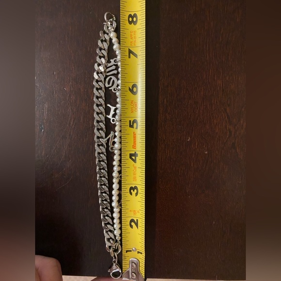 Darc Sport silver and pearl bracelet - Picture 3 of 3